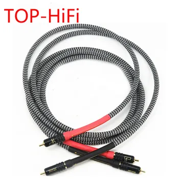 Соединительный RCA-кабель TOP-HiFi Pair QED Signature OFC с посеребренным покрытием и позолоченными разъемами RCA WBT-0144