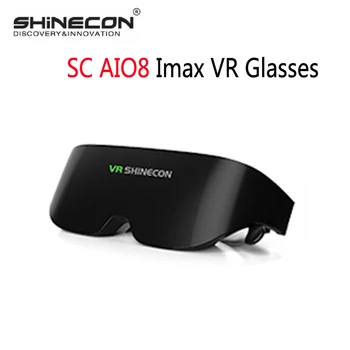Очки Shinecon VR AI08 Imax с проводным дисплеем, версия SC-AI08, 4K гарнитура, Стереокино с гигантским экраном, Очки виртуальной реальности Vr