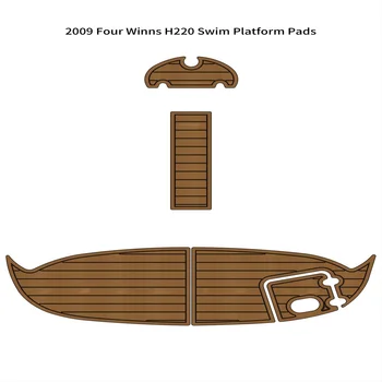 2009 Four Winns H220 Коврик для плавательной платформы Лодка EVA Foam Палуба из Тикового дерева Коврик для пола