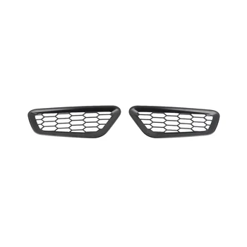 Крышка переднего бампера автомобиля, декоративная наклейка для Ford F150 F-150 2021 2022, аксессуары, ABS Черный