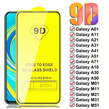 2 Шт. Защитное Стекло Для Samsung Galaxy A01 A11 A21 A31 A41 A51 A71 Закаленное Стекло Samsung M01 M11 M21 M31 M51 Протектор экрана