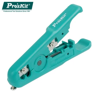 Оригинальный Pro'sKit 6PK-501 Регулировочная ручка Инструмент Для Зачистки UTP/STP Ф3.2 ~ 9 мм Сетевой Стриппер