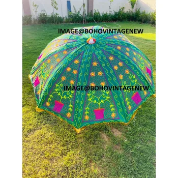 Садовые зонты большого размера, Пляжные зонты, Солнцезащитный зонт, Свадебные декоративные зонты большого размера с яркими цветами