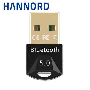 Bluetooth-адаптер Hannord USB Mini Bluetooth 5.0 Dongle для настольного компьютера Ноутбука Беспроводных наушников Динамиков Клавиатуры Мыши