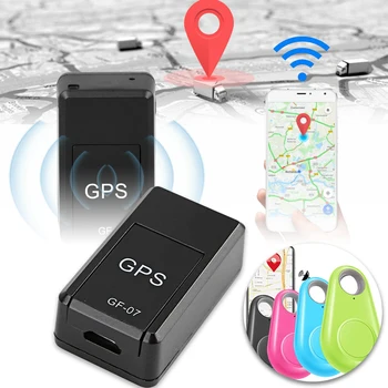 Мини-GPS-трекер GF-07, отслеживание в реальном времени, противоугонный локатор, защита от потери, сильное магнитное крепление, устройство для определения местоположения SIM-карты