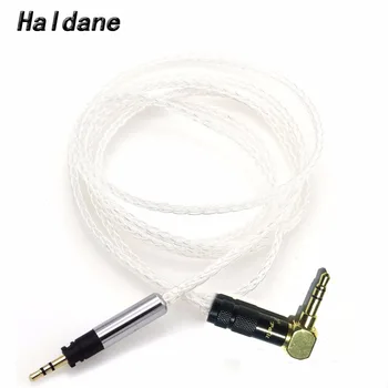 Бесплатная Доставка Haldane 7N OCC Посеребренный кабель для наушников для Momentum Y40 Y50 Кабель для наушников