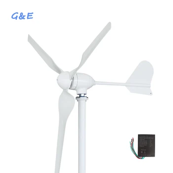 ветряная турбина 12v 24v 48v new energy 600w ветрогенератор с контроллером постоянного тока