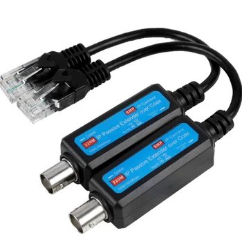 1 Пара IP-камеры Ethernet Витой пассивный удлинитель Передатчик Коаксиальные кабели для IP-камеры Безопасности NVR Аксессуары