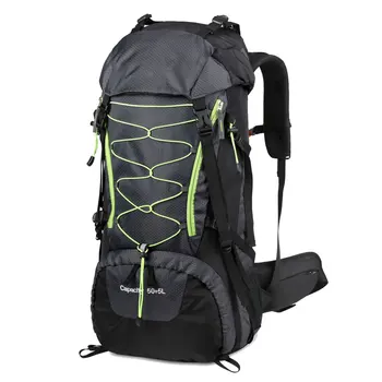 Большой емкости 60Л Походный рюкзак С дождевиком Альпинистская сумка Рюкзак для взрослых Туристическое снаряжение AVA193