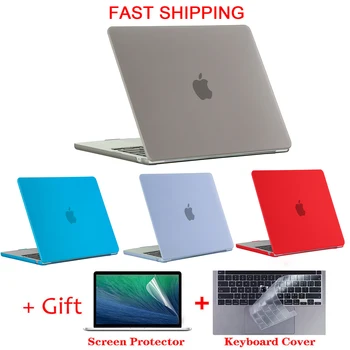 Новейшие чехлы для ноутбуков Macbook Pro 14 Case M1 M2 macbook Pro 16 Funda 2023 MacBook Air 15 15,3-дюймовый Чехол Capa Mac Pro 13 case
