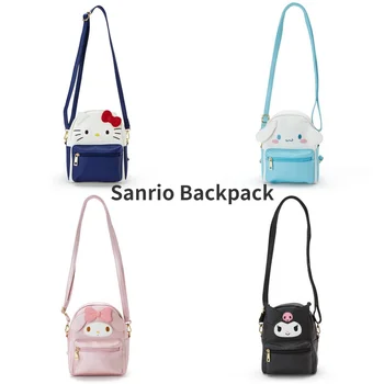 Sanrio Kawaii Hello Kitty My Melody Pom Purin Рюкзак Kuromi Cinnamoroll Аниме Модный Рюкзак Для девочек, Школьная сумка для девочек