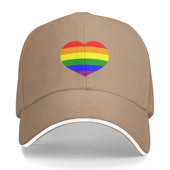 Бейсбольная кепка Унисекс с флагом гей-парада ЛГБТ, подходит для мужчин И женщин, Регулируемая шляпа для папы, кепка для сэндвича