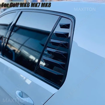 Для VW Golf MK6 MK7 MK7.5 MK8 Накладка на Заднее стекло, Жалюзи, Боковое вентиляционное отверстие, Отделка 6 7 7,5 8 GTI GTD GTE R R-Line Тюнинг