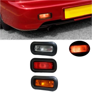 Задний Бампер, противотуманный фонарь, задний стоп-сигнал, красный, Белый, оранжевый, противотуманный фонарь, универсальный, подходит для любого автомобиля С модификациями для автомобиля