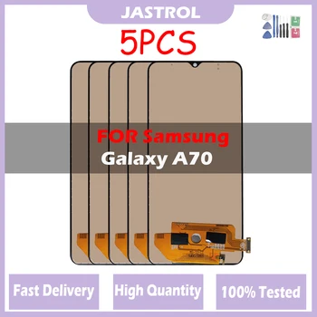 5 шт./лот AAA + ЖК-дисплей Для Samsung Galaxy A70 SM-A705F A705FN/DS ЖК-дисплей С Рамкой, сенсорный экран, Дигитайзер, Сборка, Замена