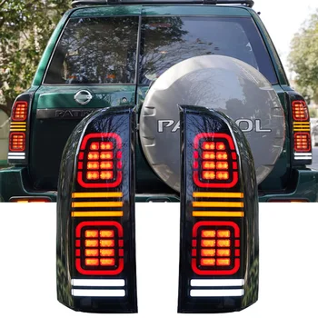 Для Nissan Patrol Y61 2005-2022 Модифицированный Задний фонарь В Сборе Динамический Светодиодный Сигнал Поворота Задний Стоп-сигнал Заднего хода 1 пара