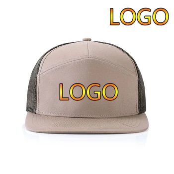 Новая бейсболка с сетчатым логотипом на заказ, модные шляпы с регулируемыми плоскими полями, Уличная Повседневная женская шляпа для папы, хип-хоп Кепки для дальнобойщиков