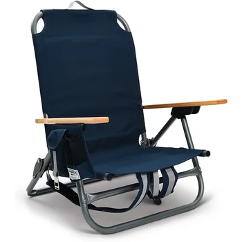 SunSoul Складной Легкий синий рюкзак, пляжный стул, Складной стул
