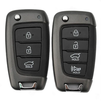 XIEAILI OEM Key Case Флип Чехол Для дистанционного ключа Hyundai Elantra IX35 I30 Accent Santa Fe Tucson S103