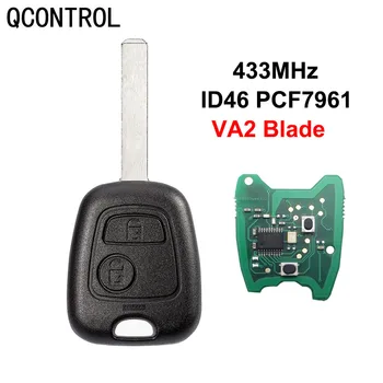 QCONTROL Автомобильный дверной замок с дистанционным ключом Подходит для CITROEN C2, C3 Pluriel 2003-2006, 2 кнопки