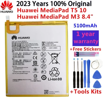 100% Оригинальный Аккумулятор для планшета Huawei MediaPad T5 10 AGS2-L09 AGS2-W09 AGS2-L03 AGS2-W19/MediaPad M3 8,4 