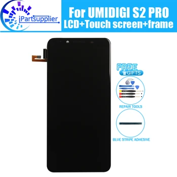 UMIDIGI S2 Pro ЖК-дисплей + Дигитайзер с сенсорным экраном + Рамка в Сборе 100% Оригинальный Новый ЖК-дисплей + Сенсорный Дигитайзер для UMI S2 Pro + Инструменты