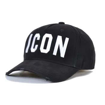 DSQICOND2 бренд Бейсбол кепки хлопок значок буквы высокое качество Cap Мужчины Женщины вышивка шляпа дальнобойщика кепка snapback папа шапки