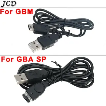 JCD Черный USB-кабель для зарядки, кабель для зарядного устройства, совместимый с GameBoy GBA SP, для DS NDS, для GBM