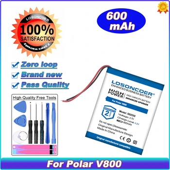LOSONCOER Good 600mAh для спортивных часов Polar V800 для Datakam G5 Real Rro Аккумулятор