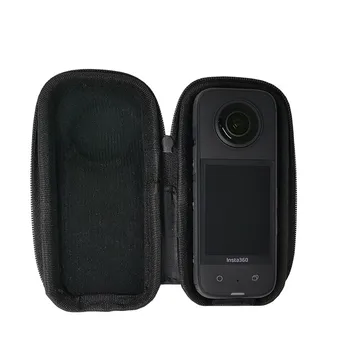 Жесткий Чехол для Переноски Insta360 X3 Защитная пленка для экрана Спортивной Камеры Портативный Защитный Чехол PU Сумка для Insta 360 X2 X3 Аксессуары