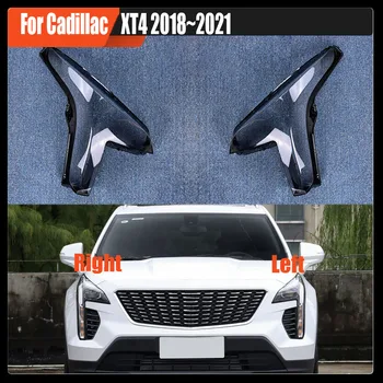 Для Cadillac XT4 2018 ~ 2021 Крышка лампы передней фары Прозрачная Оболочка фары Объектив из оргстекла Заменить Оригинальный абажур