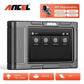 Диагностический сканер для грузовиков ANCEL HD3400 OBD2, Анализатор двигателя, Регенерация DPF 12 В/24 В, Считыватель полного системного кода, Автомобильный Диагностический инструмент