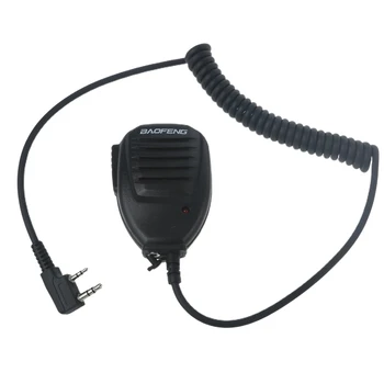 Водонепроницаемый 2-контактный динамик с микрофоном Walkie Talkie для BAOFENG UV-5R BF-888S 2-полосное радио