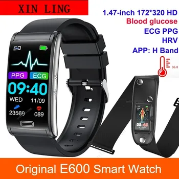 2023 новые часы с электрокардиограммой, умные мужские часы, неинвазивный уровень глюкозы в крови, частота сердечных сокращений, артериальное давление, умные часы для Xiaomi