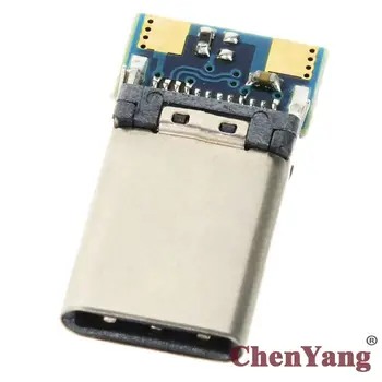 Xiwai USB 3.1 Type C USB-C DIY 24pin Штекерный разъем SMT типа SMT с печатной платой