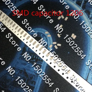 10 шт./лот, SMD керамический конденсатор 3216 1206 393J 50V 39NF, NPO COG, 5% высокочастотный конденсатор