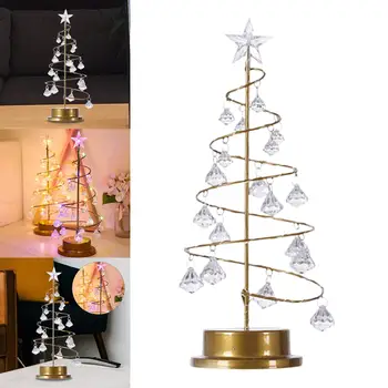 Сказочные огни, Светодиодная Настольная лампа для Спальни на день рождения, Рождественская елка, работающая на батарейках