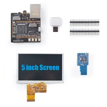 Для материнской платы Sipeed Lichee Zero Dock + модуль Wi-Fi + Bluetooth + Плата расширения экрана 5 дюймов, плата разработки V3S