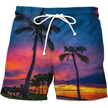 Летние Новые Пляжные шорты Мужские Повседневные Пляжные шорты 