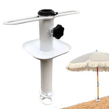 Якорь для зонта Из сверхпрочного металла, не поддающийся рытью Пляжный песчаный грунтовый якорь, Ветрозащитная подставка для держателя зонта, не поддающаяся рытью подставка для зонта от солнца