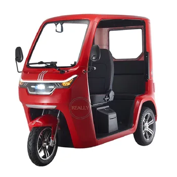 Открытый Электрический Трехколесный Велосипед для взрослых С индивидуальным логотипом, Автомобиль Tuk Tuk, 3 Колеса, Легковые автомобили, Литиевая батарея