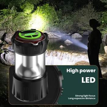 Небольшой Подвесной светильник на магнитной основе для кемпинга, многофункциональный Легкий светильник для скалолазания, пеших прогулок