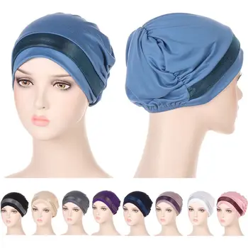 Женская повязка на голову, внутренний тюрбан, кепка для химиотерапии, Шляпа-хиджаб, Мусульманская шляпа