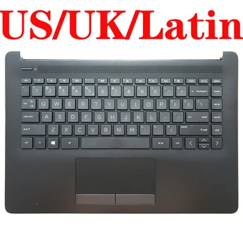 Клавиатура для ноутбука США/Великобритании/LA/Latin для HP 14-CM 14-CK 14-DG TPN-I131 240 G7 245 G7 246 G7 Клавиатура/Упор для рук верхняя крышка сенсорной панели