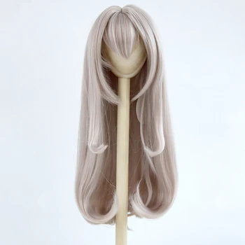 Бесплатная Доставка 1/3 Кукольных волос для головы длиной 8-9 дюймов с внутренней Пряжкой, синтетический Локон с челкой Для Аксессуаров для волос BJD SD
