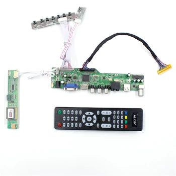 Плата контроллера ЖК-телевизора M6V5 с поддержкой AV, VGA, аудио, USB, HDMI для 15,4-дюймовой ЖК-панели 1440X900 CLAA154WP05A B154PW01 V0