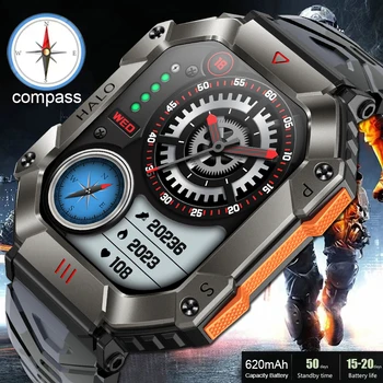 2023 Новые Умные часы Мужской Браслет GPS Спорт на открытом воздухе Трекер Компас Часы Bluetooth Вызов Смарт-часы Мужские Умные часы для Huawei