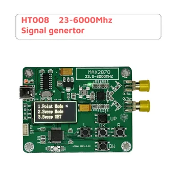HT008 MAX2870 STM32 23,5-6000 МГц Модуль источника сигнала с питанием от USB 5 В, частота и режимы работы Аксессуара
