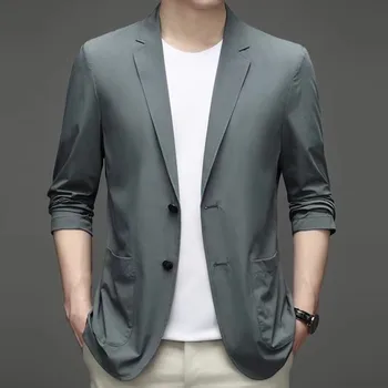 5840-2023 мужская новая корейская модная деловая куртка для отдыха, роскошный костюм в стиле Yinglun