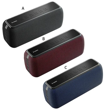 XDOBO Bluetooth 5 0 Динамик Type-c Перезаряжаемая Звуковая коробка Водонепроницаемый 60 Вт 3D стерео звуковой Динамик Черный Синий